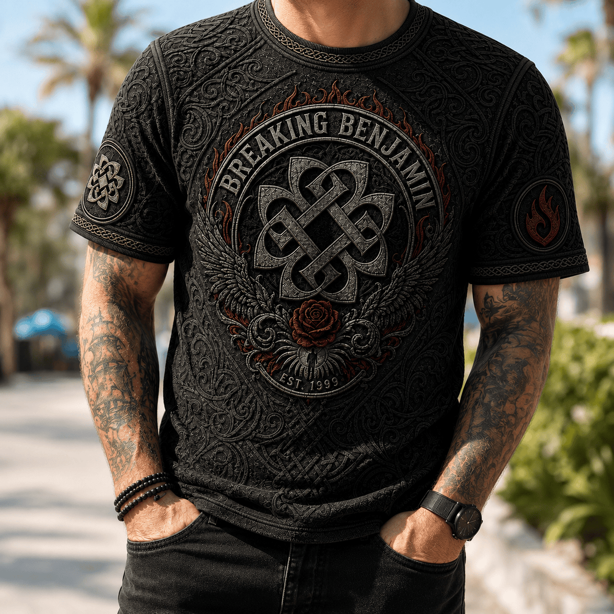 PREMIUM BKB 3D EMBOSS SHIRT NPL